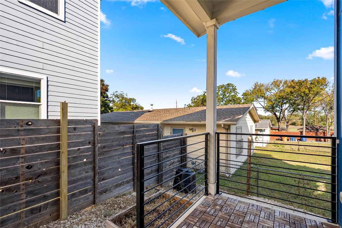 2201 Pennsylvania Avenue, Unit B Austin, TX 78702 - Photo 13 of 14 a view of a street with sitting area