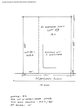 $25,000 | Lot 43-1 Mortland Road, Searsport, ME 04974