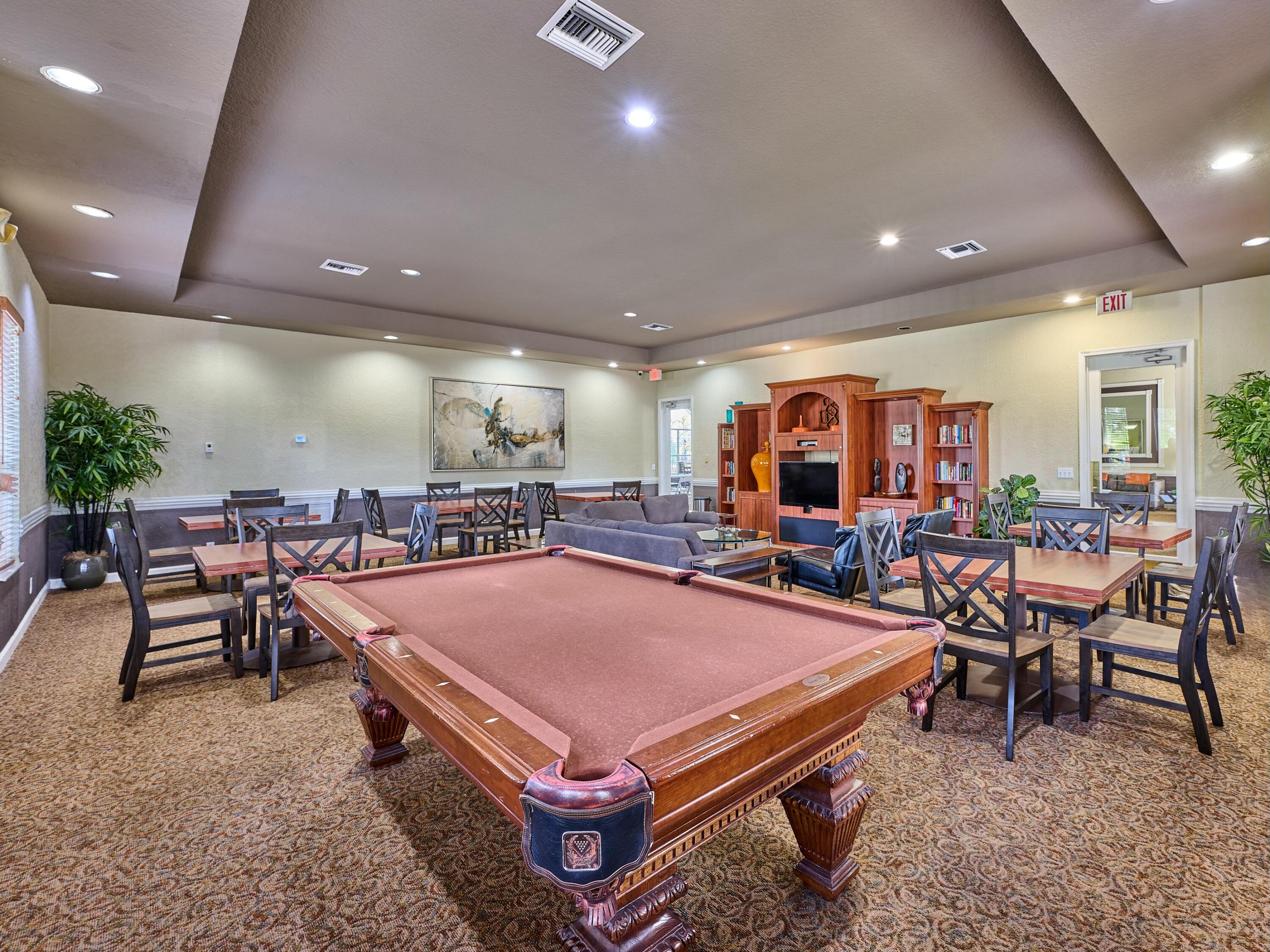 8421 Vía Serena Boca Raton, FL 33433 - Photo 41 of 46 Billiards/Card/Multi-Media Room