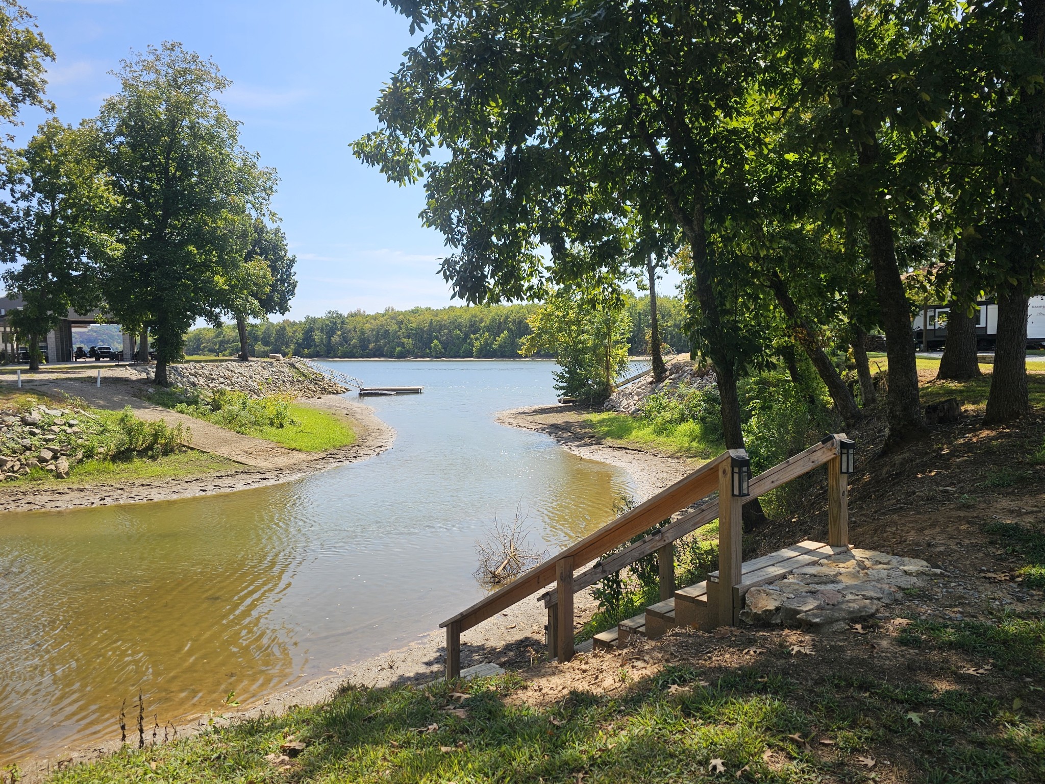 942 Lexi Lane Clifton, TN 38425 - Photo 25 of 33 a view of a lake with a yard