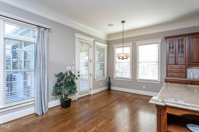 front view of a house with a small yard