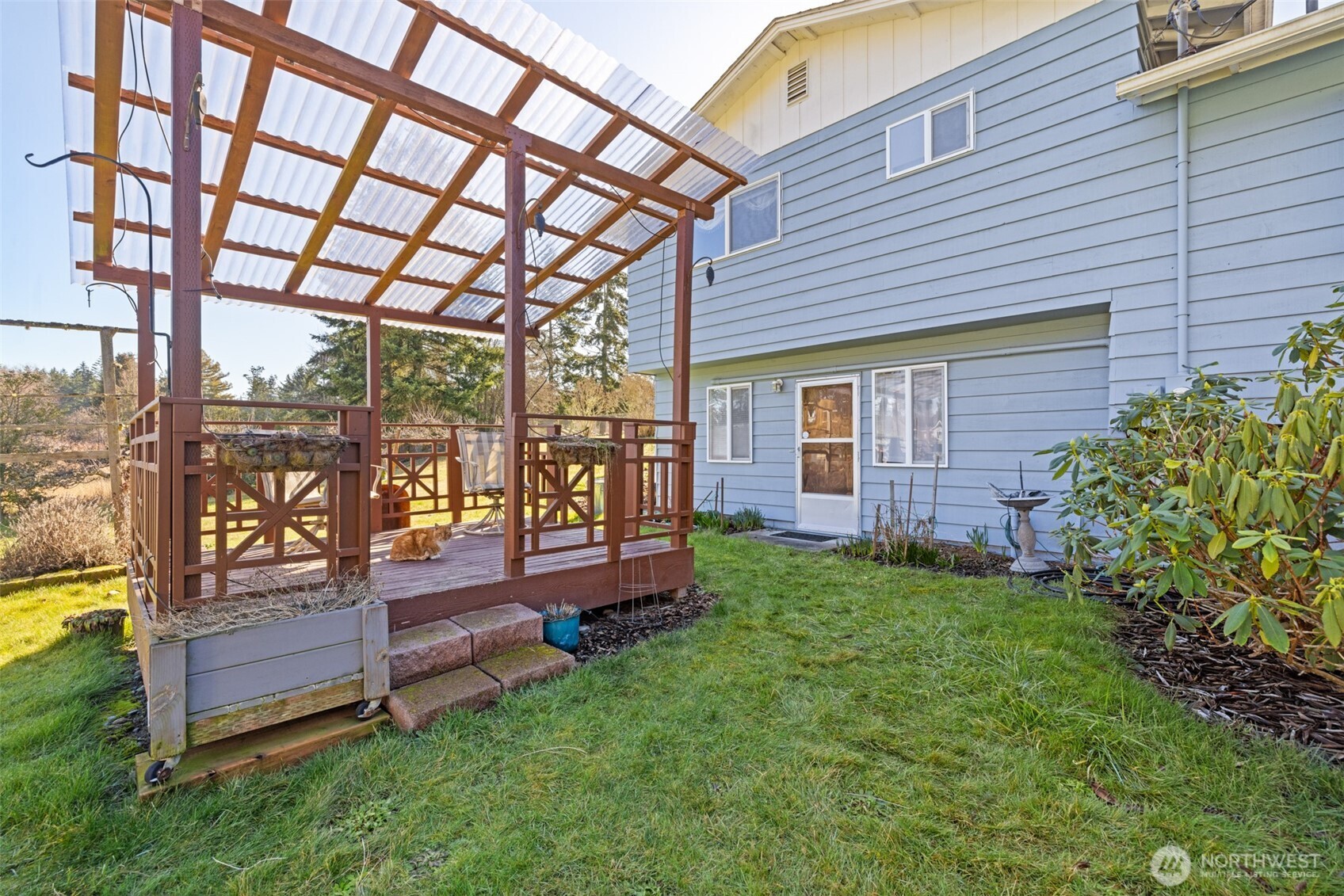 200 Lake Farm Road Port Angeles, WA 98362 - Photo 11 of 40 a view of yard with outdoor seating