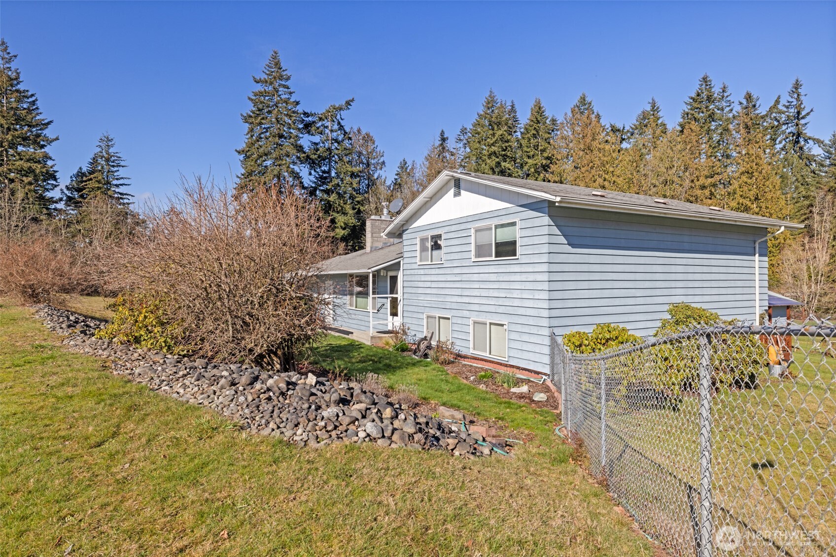 200 Lake Farm Road Port Angeles, WA 98362 - Photo 15 of 40 a view of a back yard of the house