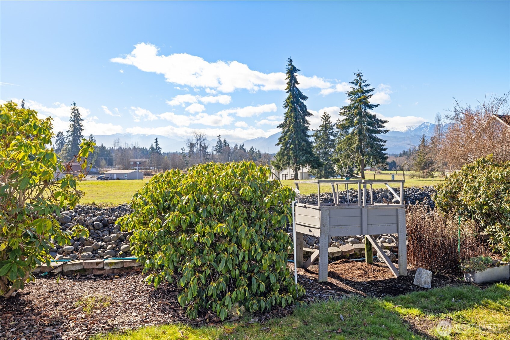 200 Lake Farm Road Port Angeles, WA 98362 - Photo 22 of 40 a view of a house with a yard and sitting area
