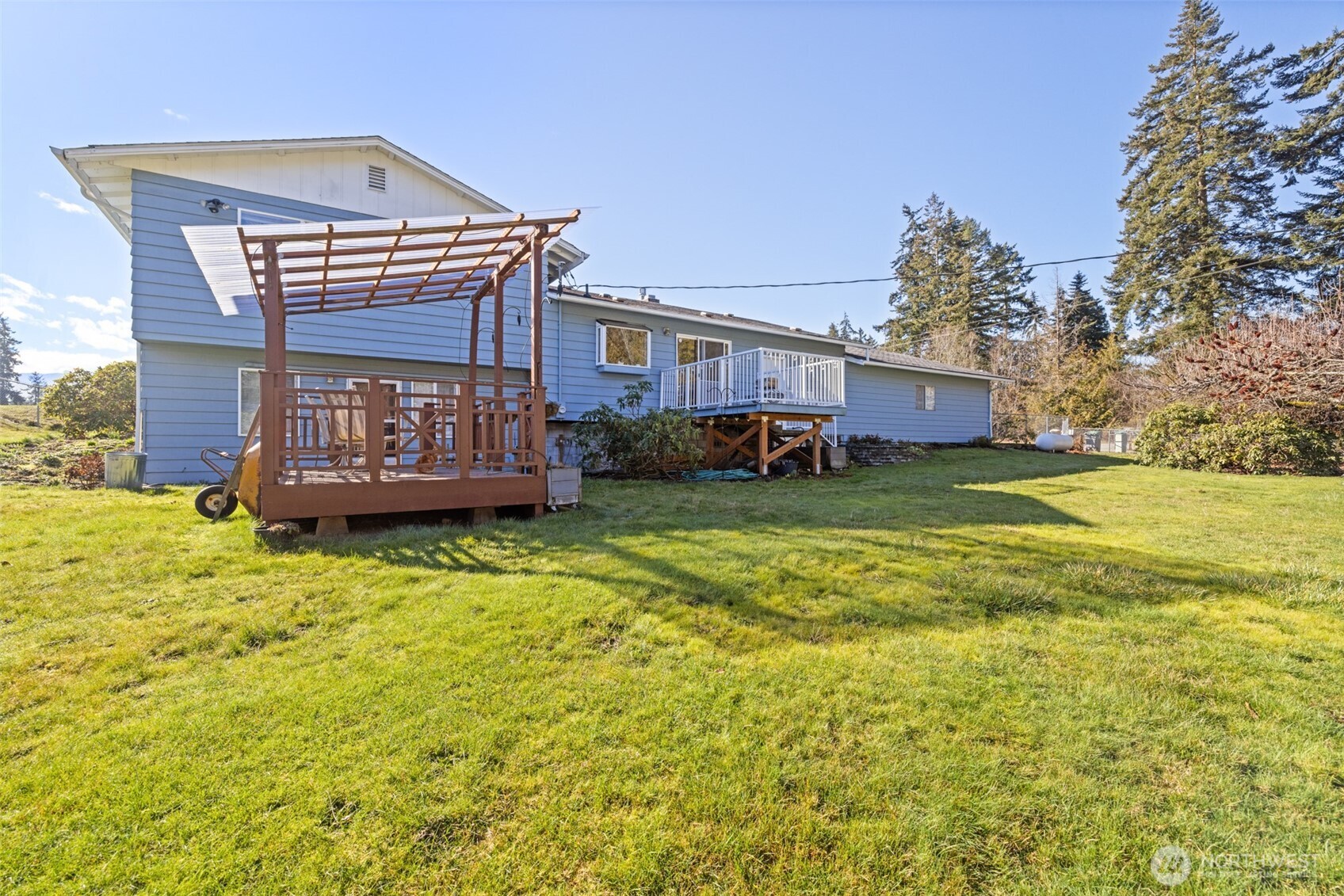 200 Lake Farm Road Port Angeles, WA 98362 - Photo 10 of 40 a view of a house with a yard