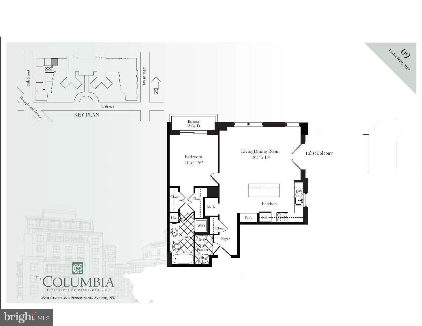 2425 L Street Northwest, Unit 709 Washington, DC 20037 - Photo 18 of 24