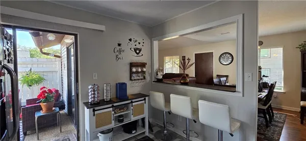 a room with furniture and a window