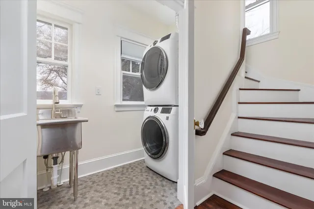 a living room with furniture and window