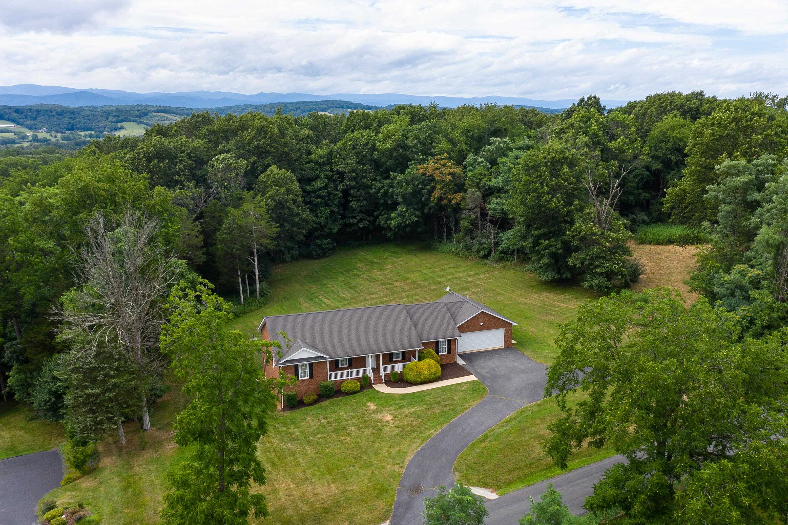 3934 Shutterlee Mill Road Staunton, VA 24401 - Photo 49 of 49 an aerial view of a house with pool outdoor seating and yard