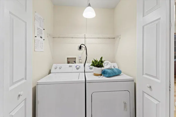 a view of washer and dryer