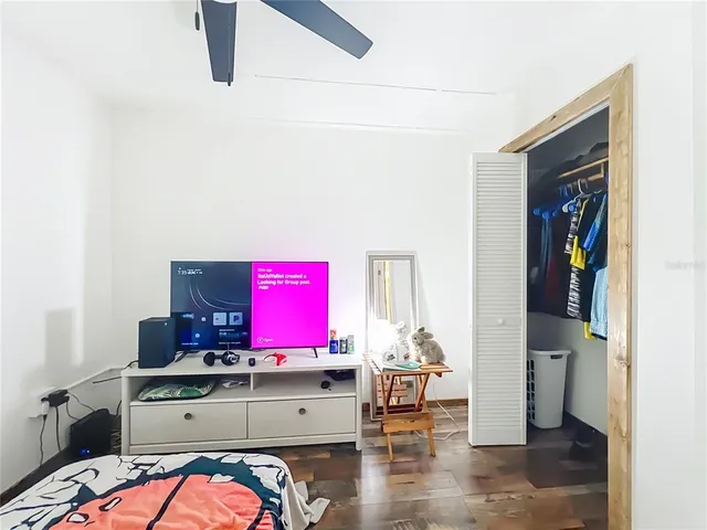 a view of kitchen island with wooden cabinets