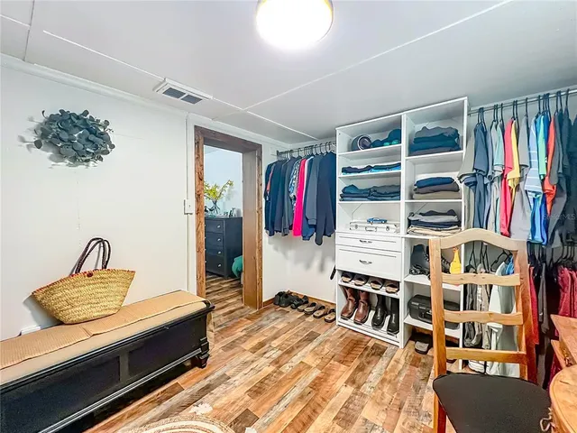 a view of a swimming pool with a yard