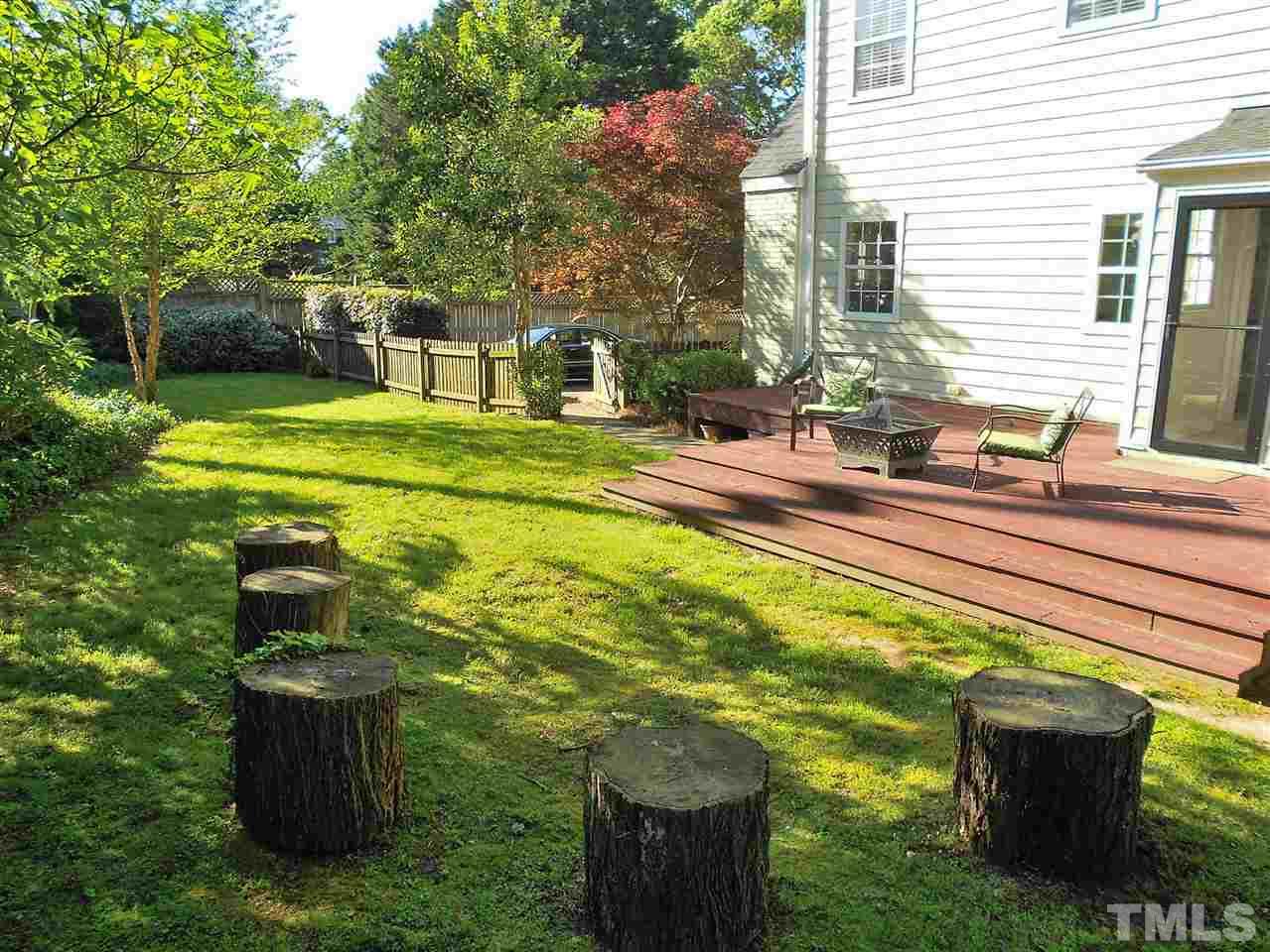 3307 Hall Place Raleigh, NC 27607 - Photo 20 of 24 a view of a house with a swimming pool