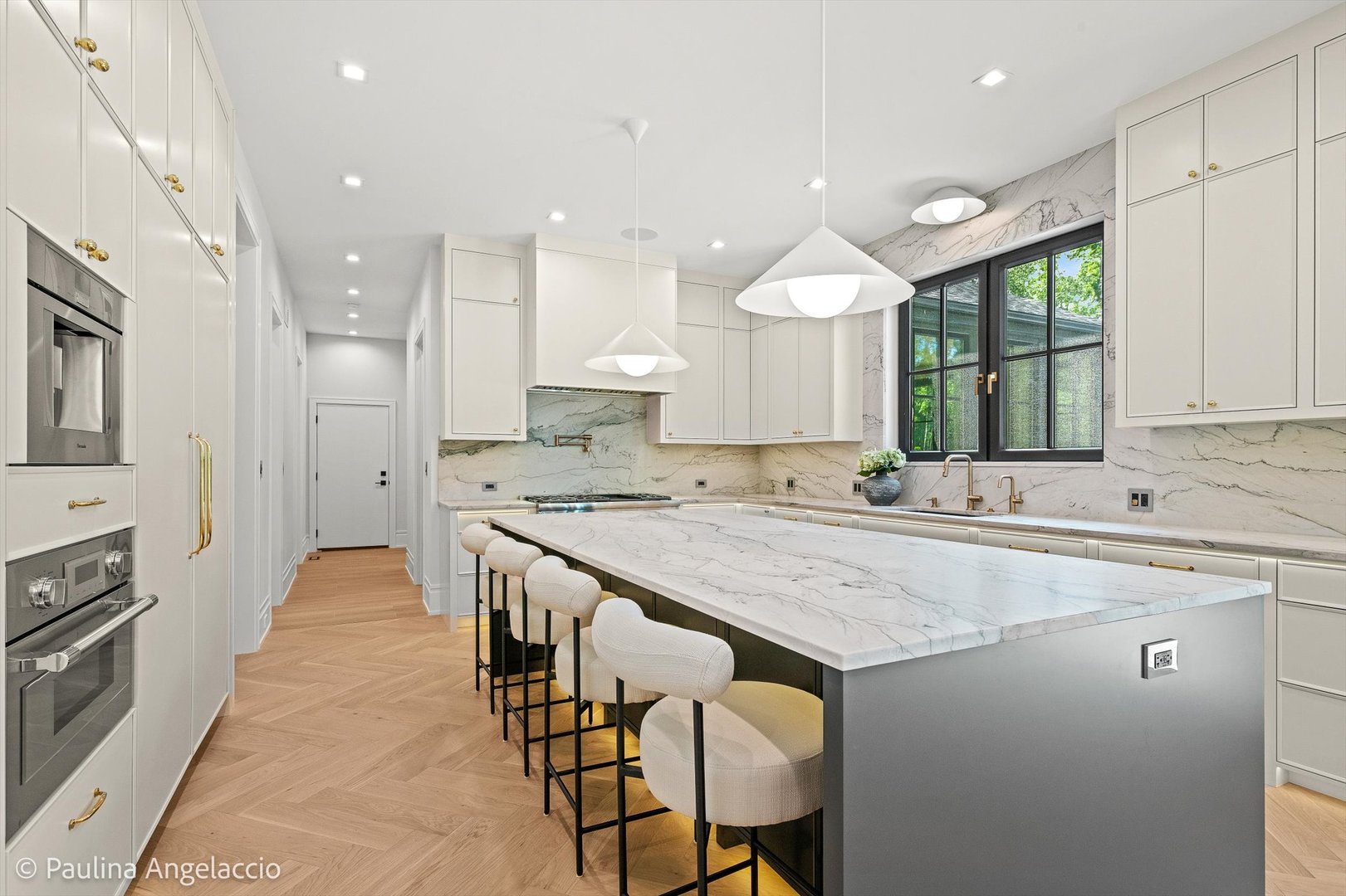 699 Plum Tree Road Barrington Hills, IL 60010 - Photo 23 of 84 a kitchen with stainless steel appliances granite countertop a sink and a stove