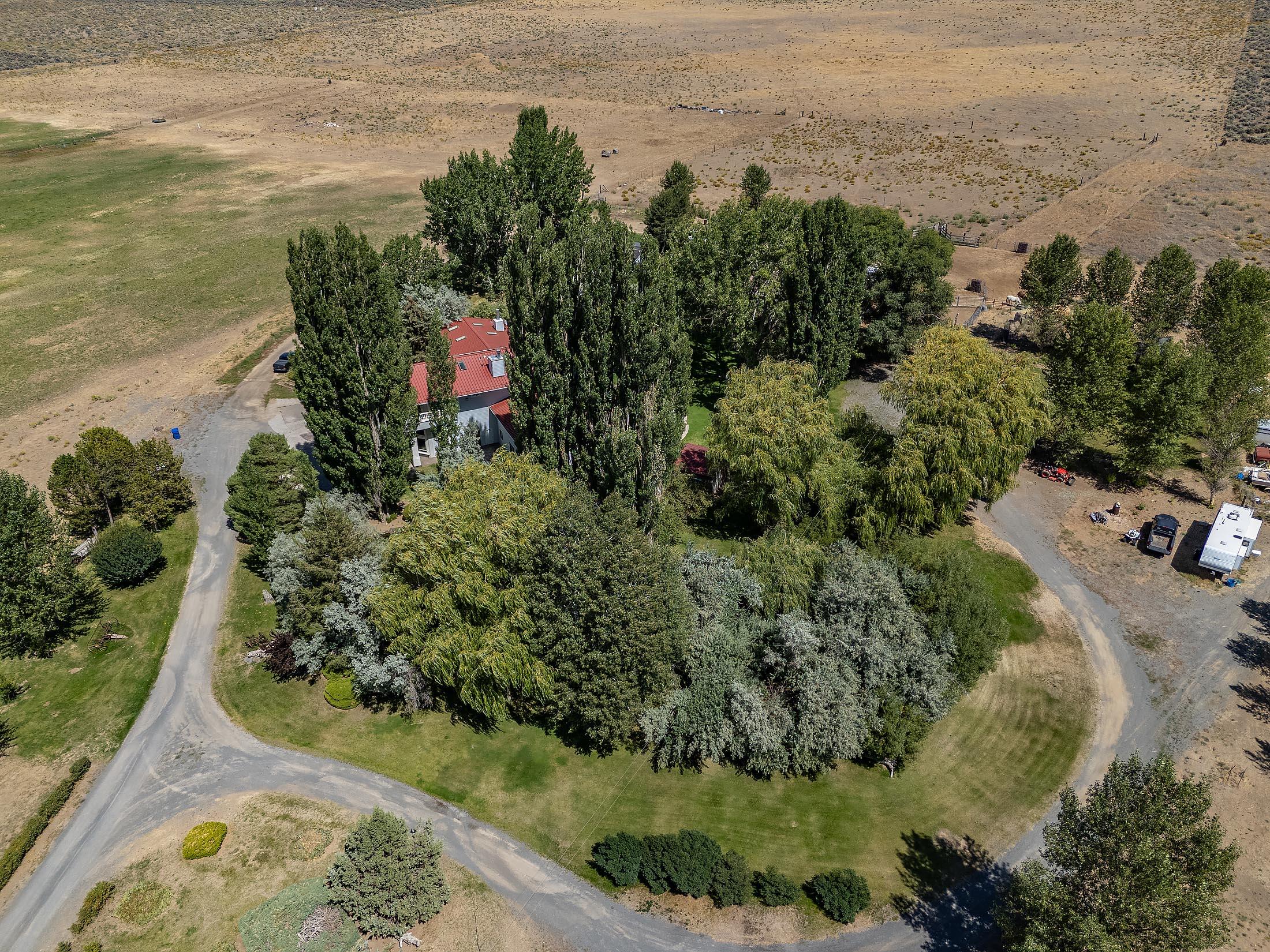 59047 Old Lake Road Christmas Valley, OR 97641 - Photo 52 of 55 Aerial view of home