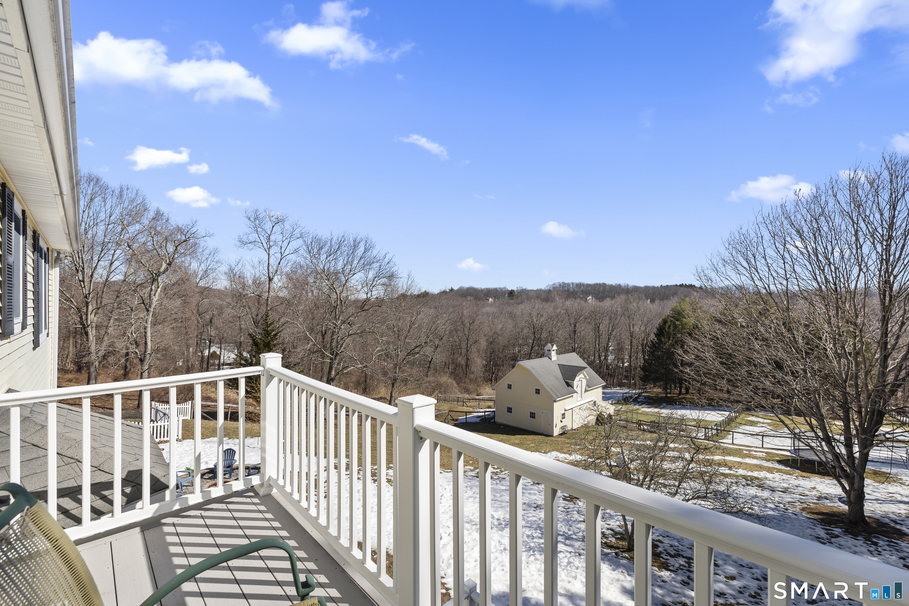 105 Bldg Brook Road Hamden, CT 06514 - Photo 23 of 39 Master bedroom balcony view