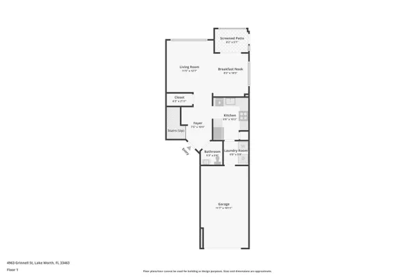 $2,650 | 4963 Grinnell Street, Lake Worth, FL 33463