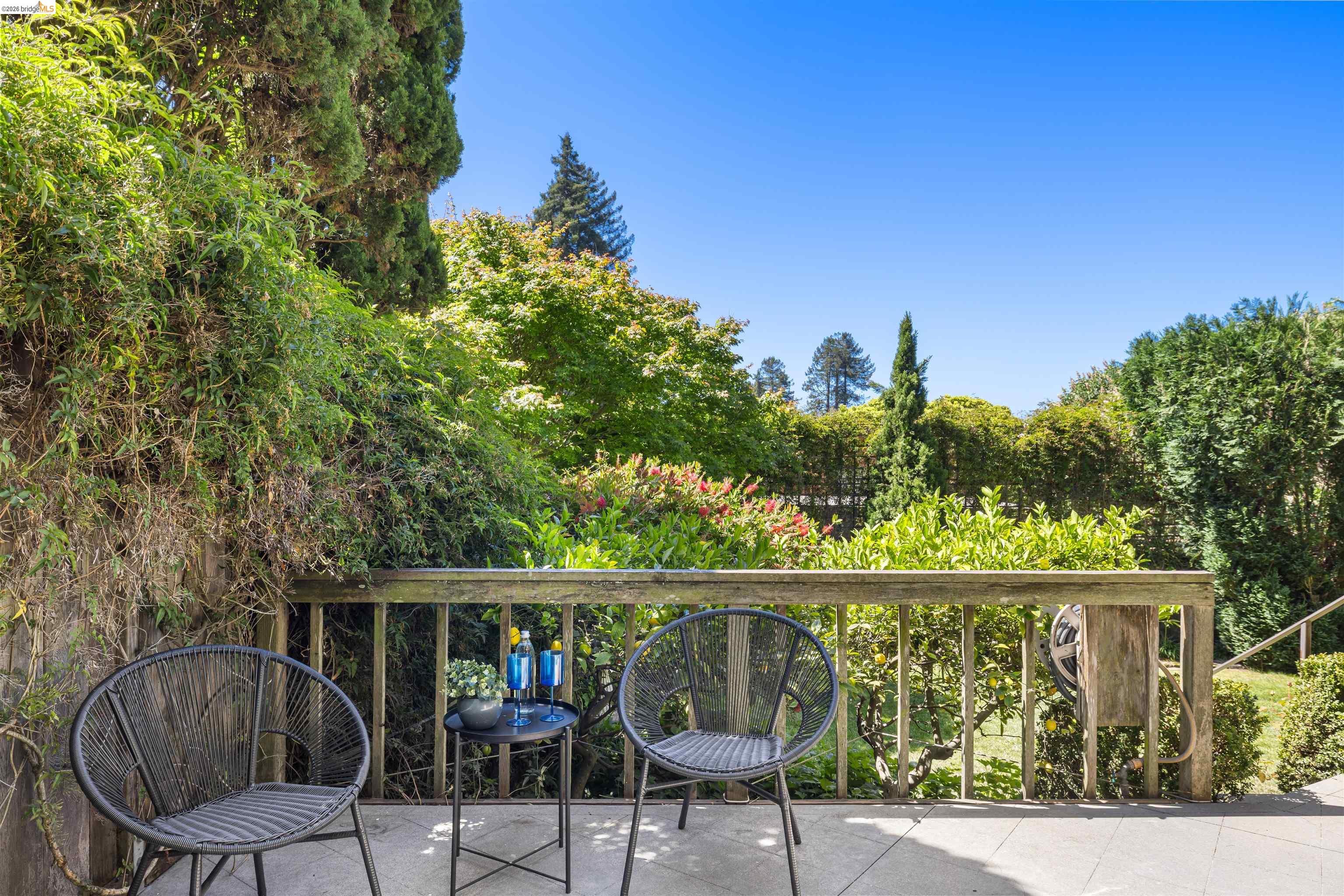 900 Euclid Avenue Berkeley, CA 94708 - Photo 43 of 54 a view of a chairs and table in the patio