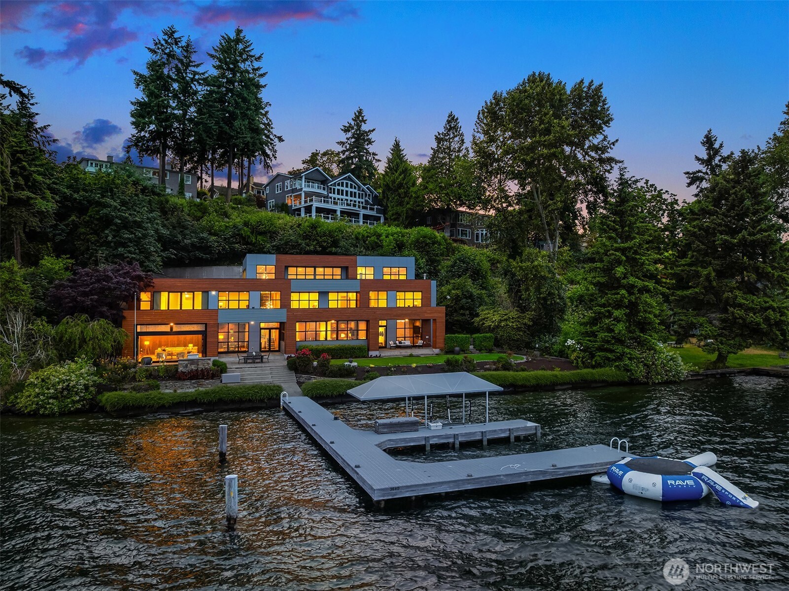 3840 East Mercer Way Mercer Island, WA 98040 - Photo 37 of 40 a view of a swimming pool with a patio