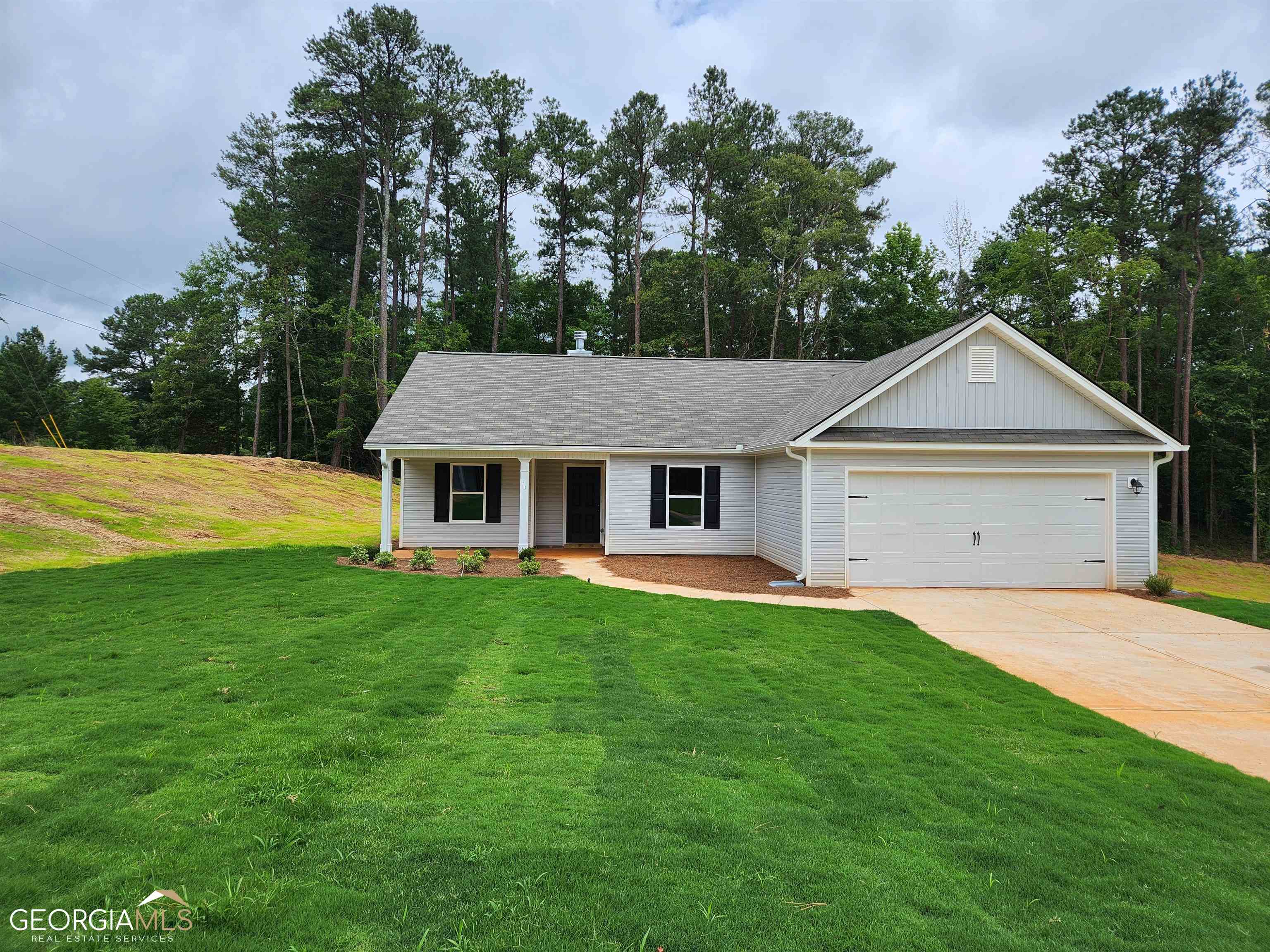 61 Canopy Court, Unit 20 Colbert, GA 30628 - Photo 1 of 1 a front view of a house with a yard and trees