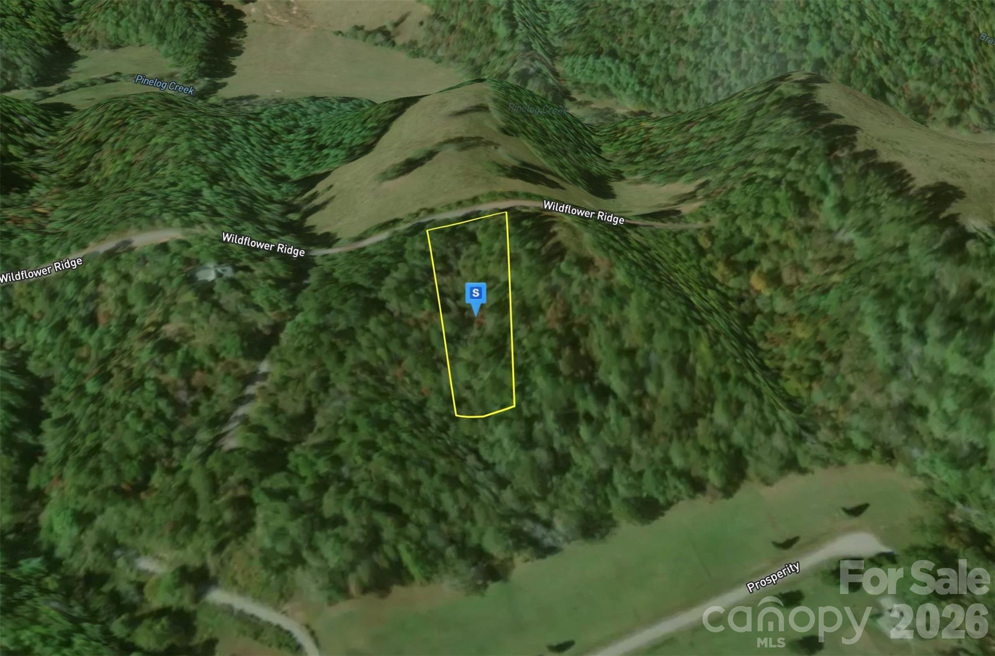 860 Wildflower Ridge Warne, NC 28909 - Photo 2 of 4 a map view of a yard