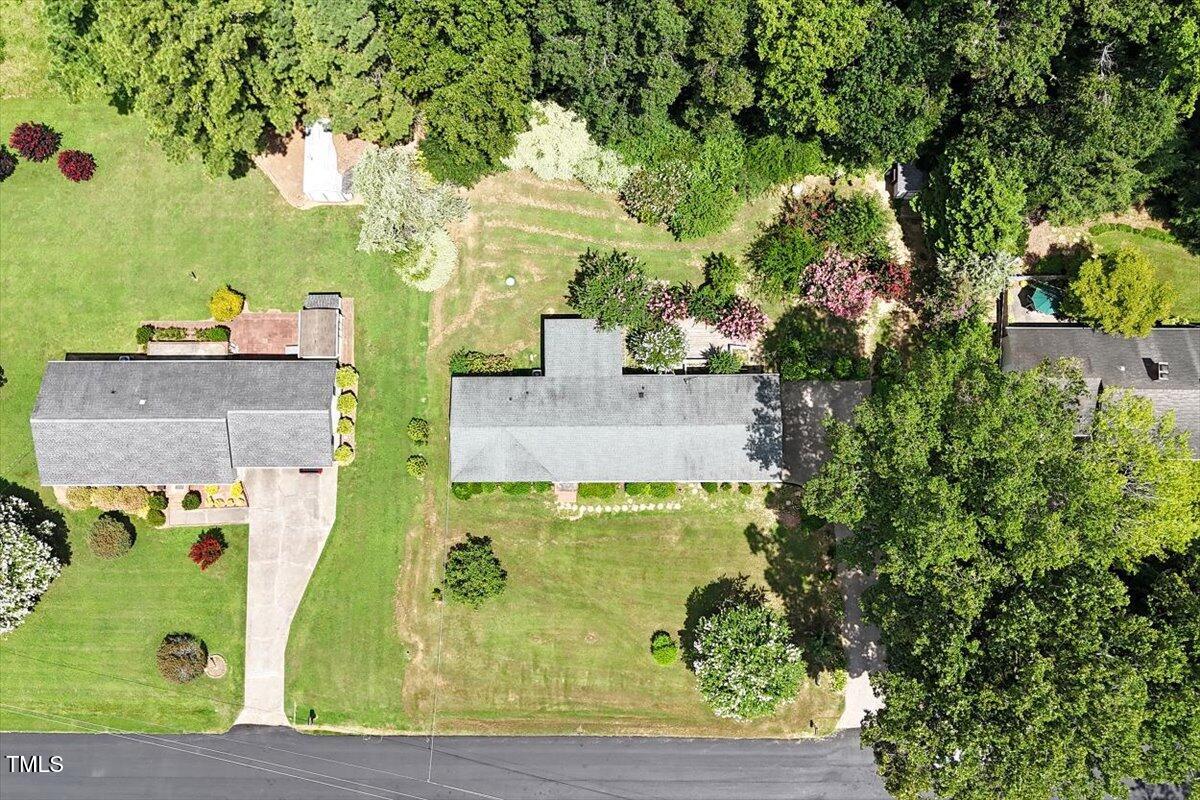 65 Pine View Road Henderson, NC 27537 - Photo 37 of 43 an aerial view of a residential apartment building with a yard