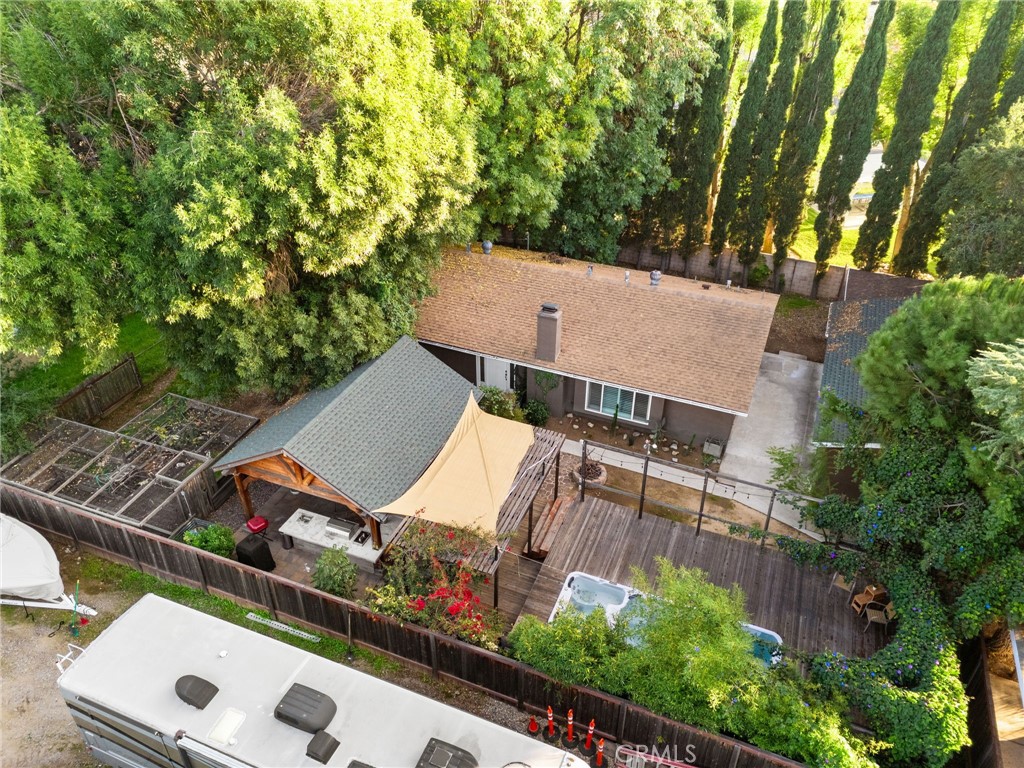 7247 Linden Lane Rancho Cucamonga, CA 91784 - Photo 40 of 51 an aerial view of a house having yard