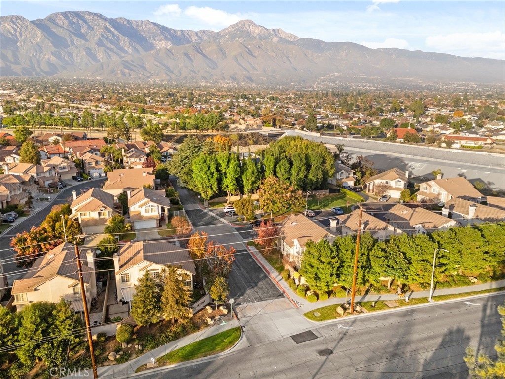 7247 Linden Lane Rancho Cucamonga, CA 91784 - Photo 41 of 51 an aerial view of residential house with an outdoor space