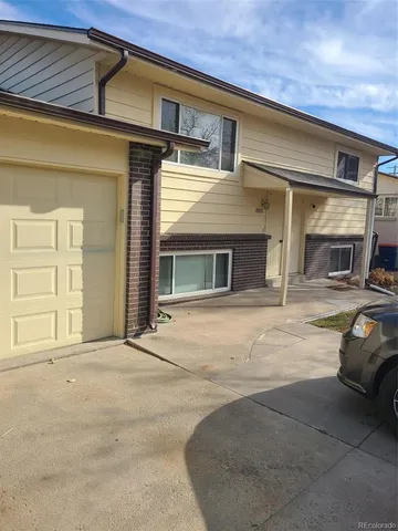 a view of a house with a outdoor space