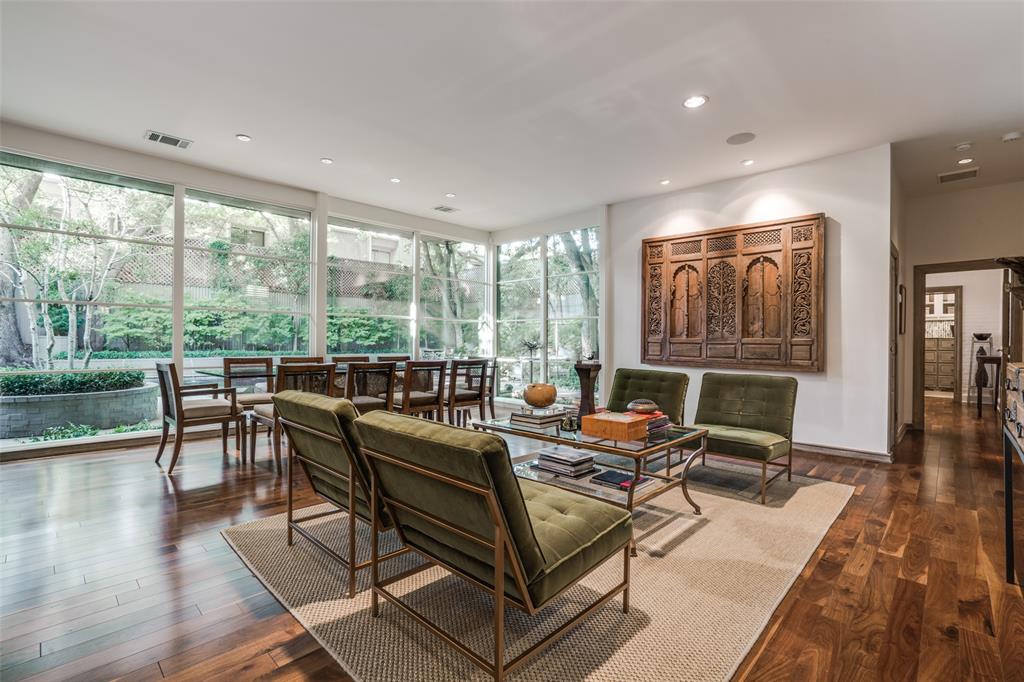3610 Congress Avenue Dallas, TX 75219 - Photo 6 of 40 a outdoor space with furniture and large windows