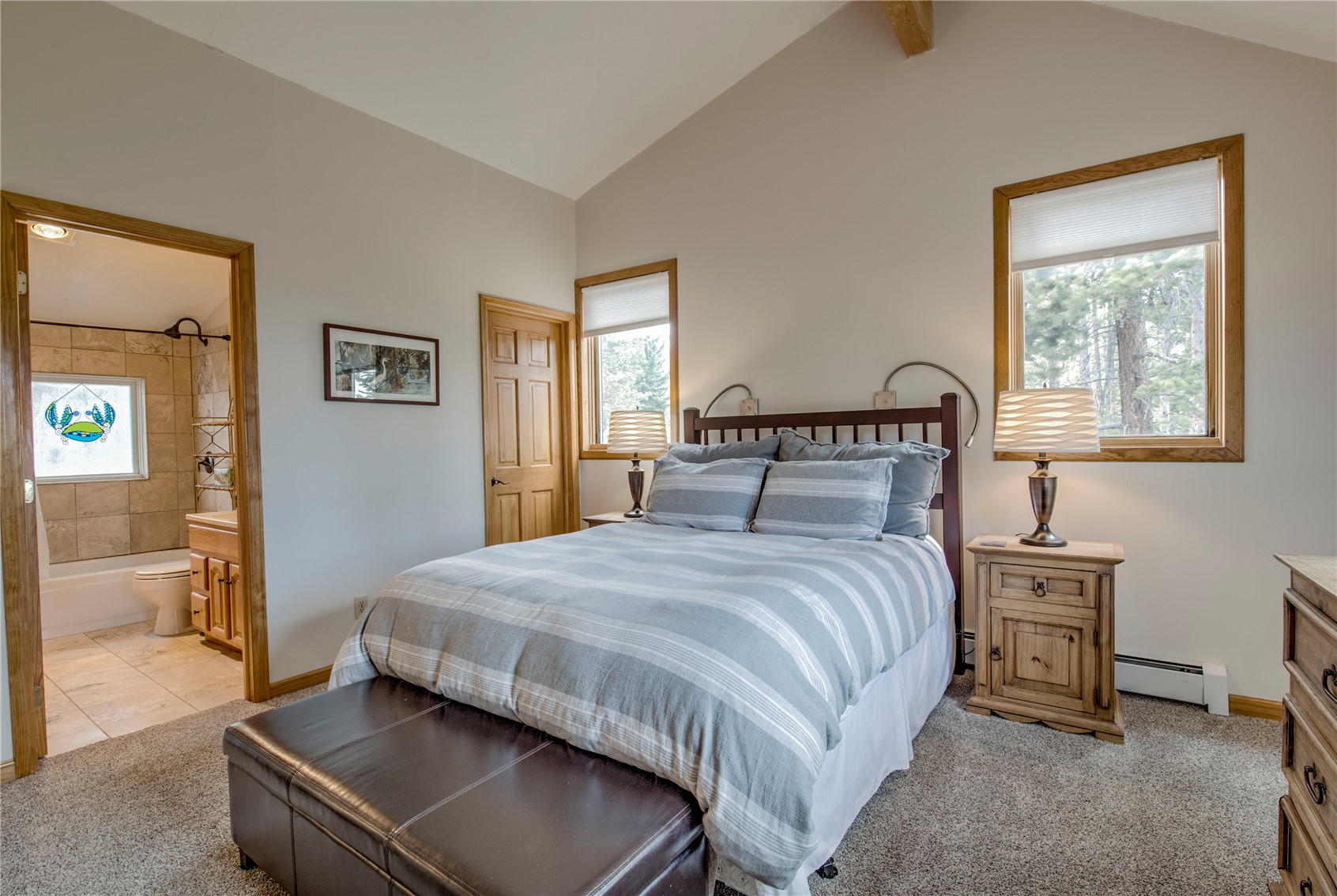 1735 Boreas Pass Road Breckenridge, CO 80424 - Photo 3 of 40 Primary bedroom suite is one of 4 bedrooms on upper level