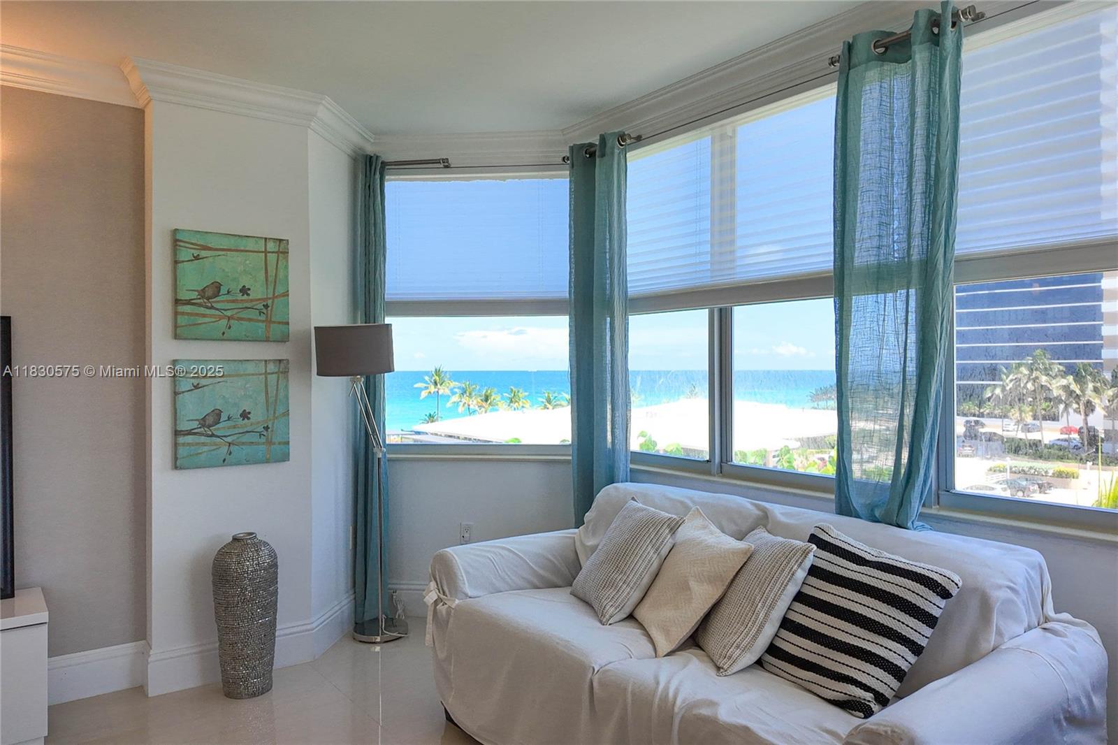 1950 South Ocean Drive, Unit 4E Hallandale Beach, FL 33009 - Photo 29 of 33 a bedroom with furniture and a window