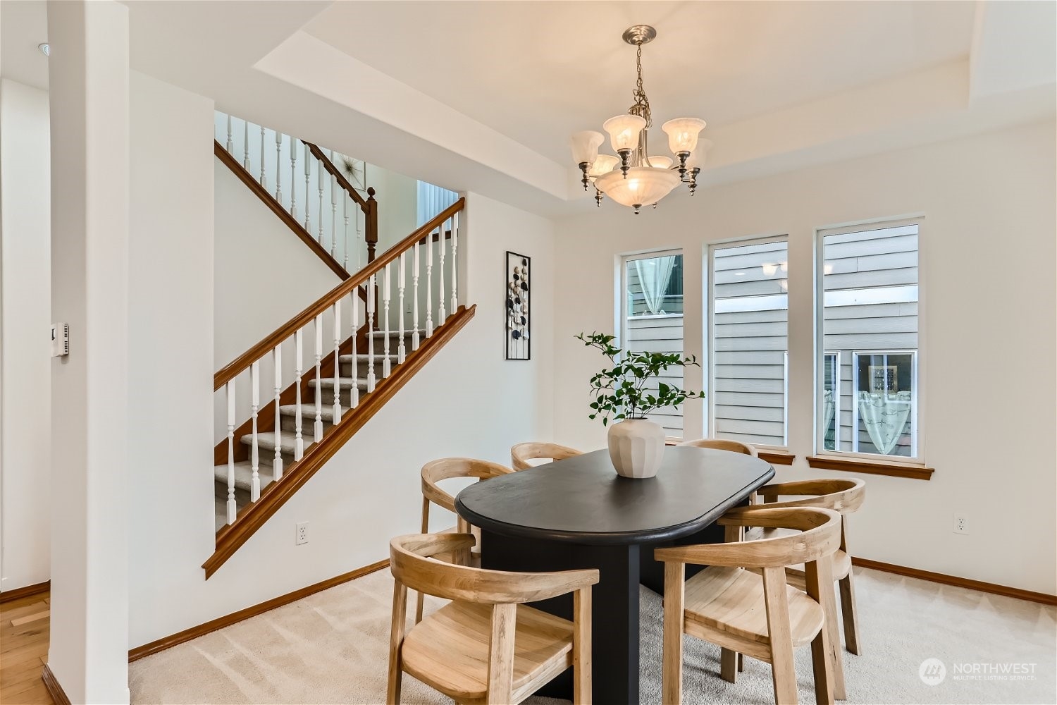 23816 17th Place West Bothell, WA 98021 - Photo 4 of 29 a view of a dining room with furniture window and wooden floor