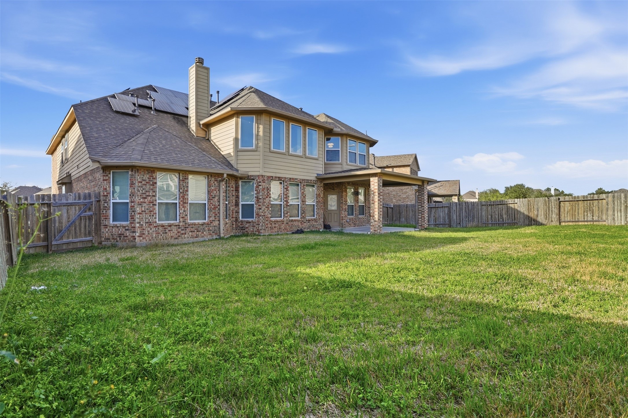 811 River Delta Lane Rosenberg, TX 77469 - Photo 34 of 35 Covered back patio to protect from Texas heat.