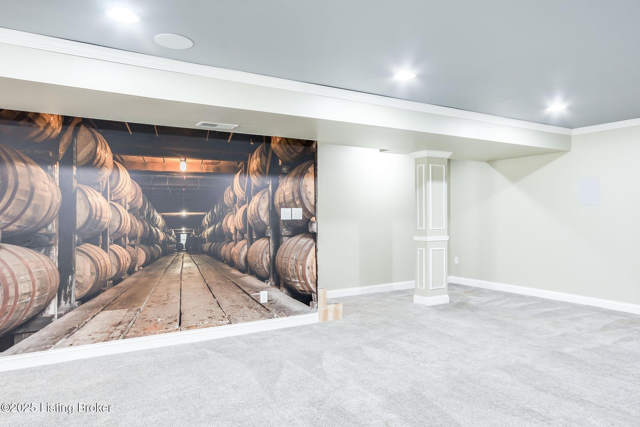 204 Autumn Ridge Drive Mount Washington, KY 40047 - Photo 31 of 61 Bourbon Barrel Mural in Media Room