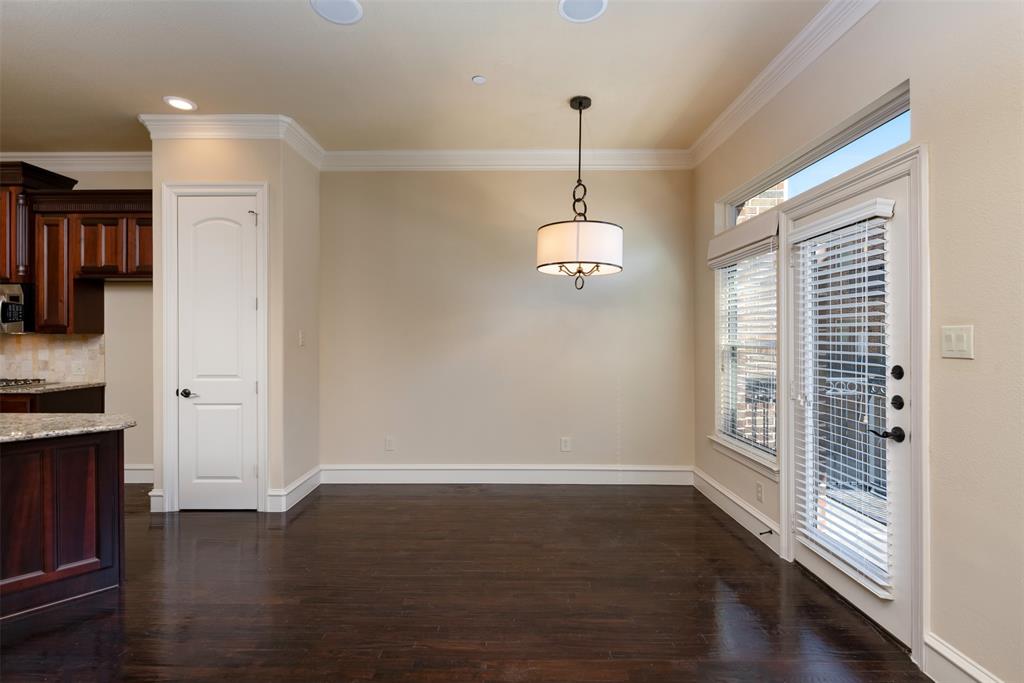 7914 Bishop Road Plano, TX 75024 - Photo 11 of 33 a view of empty room with wooden floor and fan