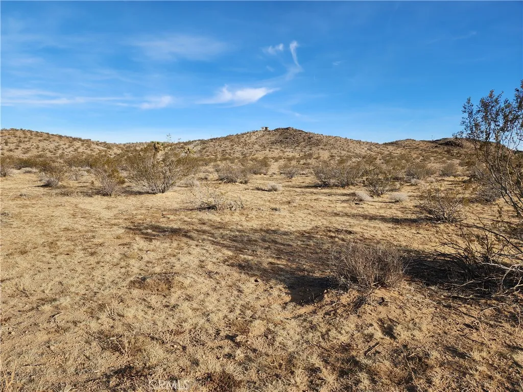 0 Patrick Joshua Tree, CA 92252 - Photo 1 of 15 a view of a dry yard with mountains in the background