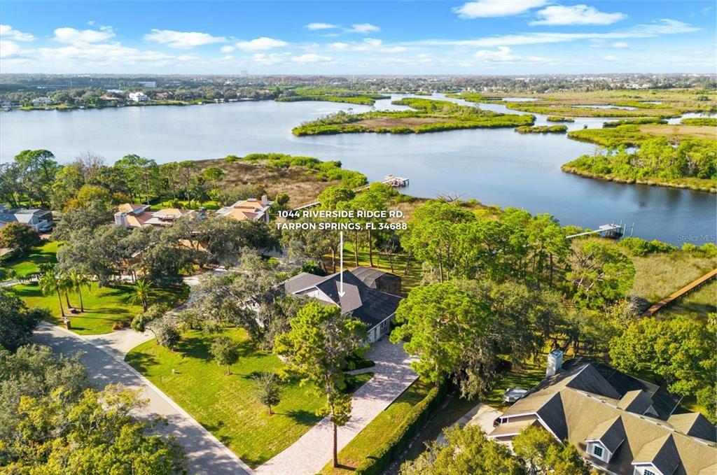 1044 Riverside Ridge Road Tarpon Springs, FL 34688 - Photo 4 of 77 a view of a city with an ocean