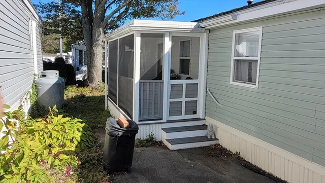 a view of outdoor space and deck kitchen