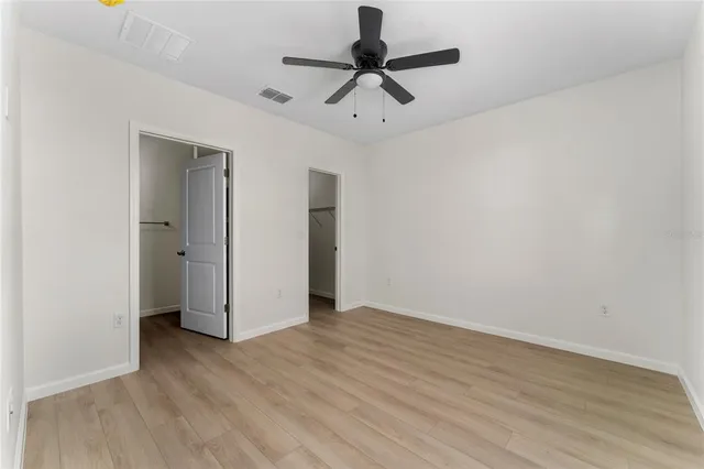 wooden floor in an empty room