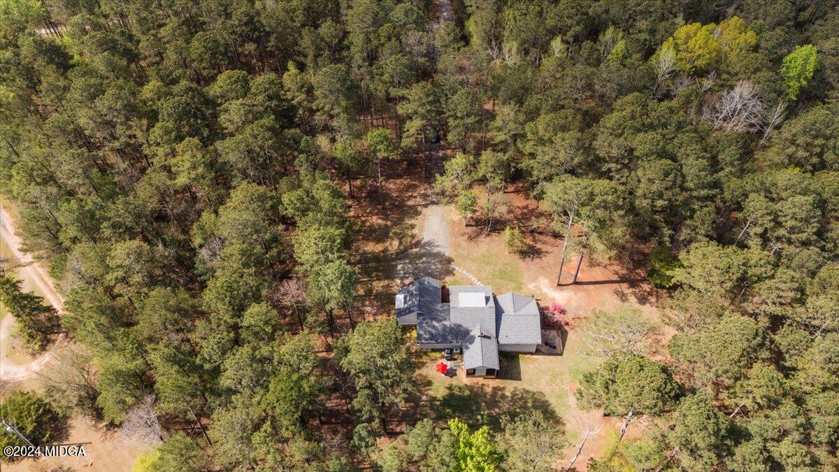 280 Joe Chambers Road Forsyth, GA 31029 - Photo 38 of 55 an aerial view of residential houses with outdoor space and trees