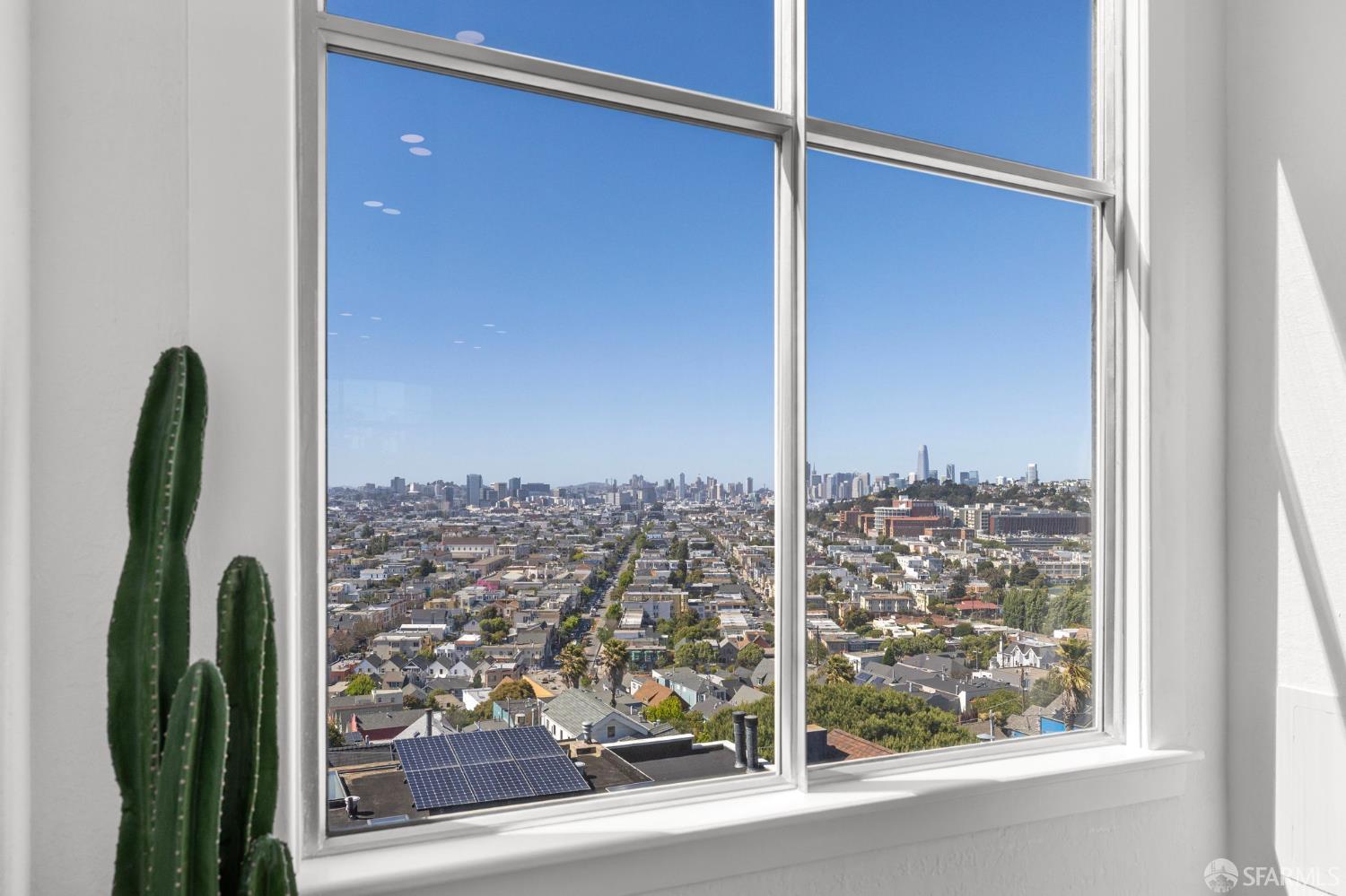 226 Rutledge Street San Francisco, CA 94110 - Photo 30 of 44 a view of a city from a hallway