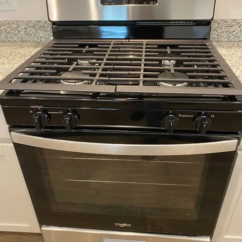 a close view of stove top oven