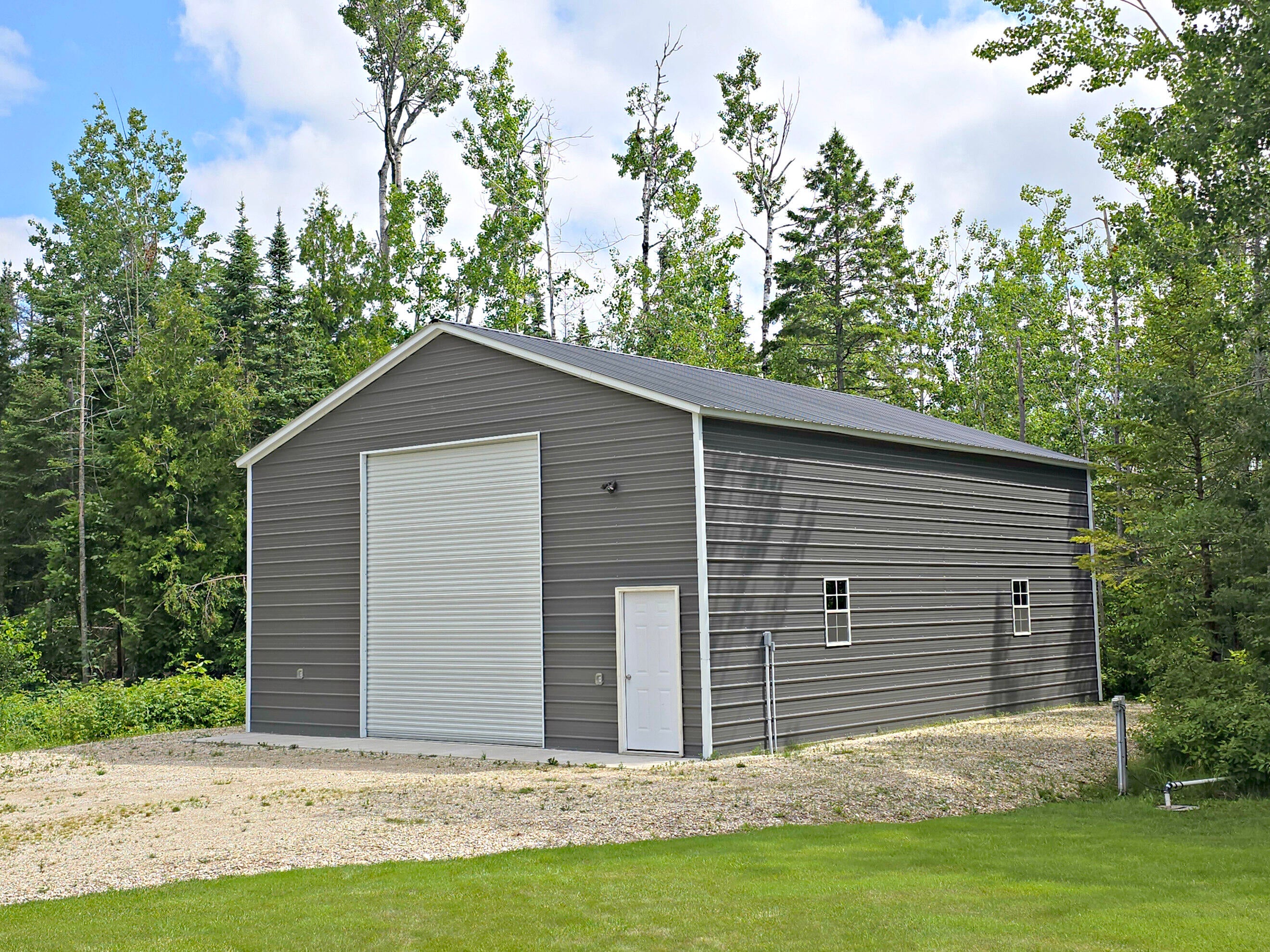 N705 Woods Road St. Ignace, MI 49781 - Photo 3 of 75 30 x 40 pole barn