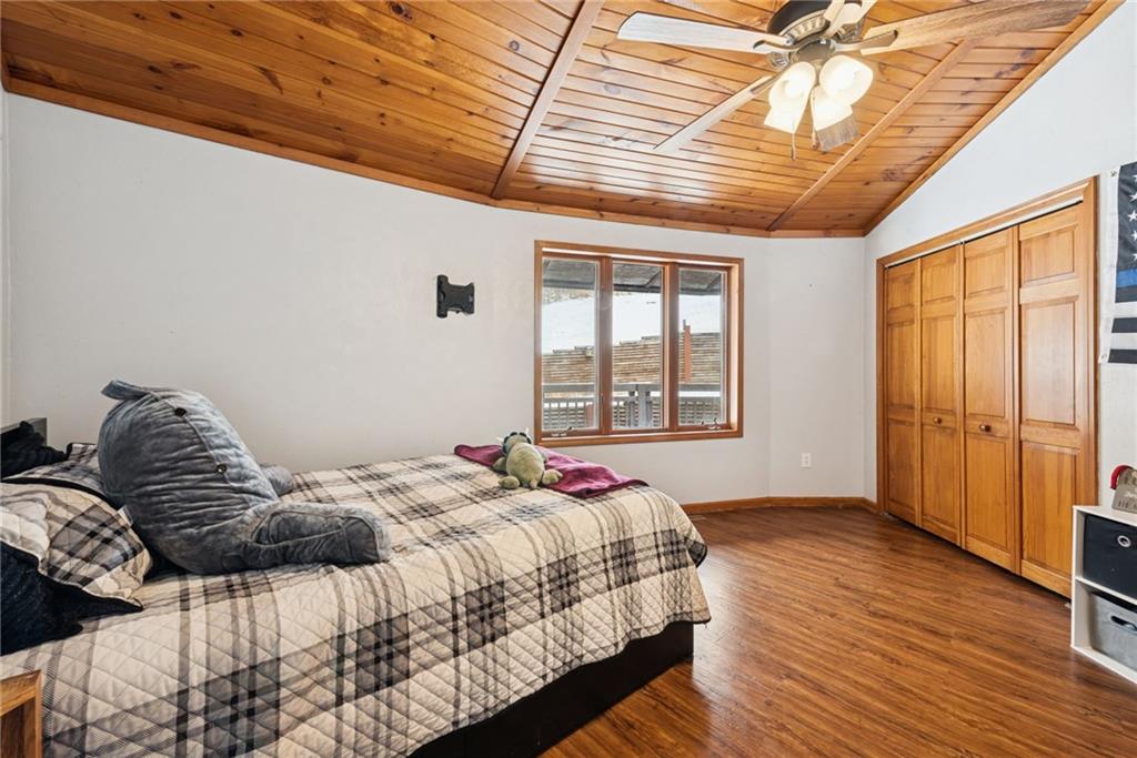 50 Potato Run Road Washington, PA 15301 - Photo 21 of 43 a bedroom with bed and wooden floor