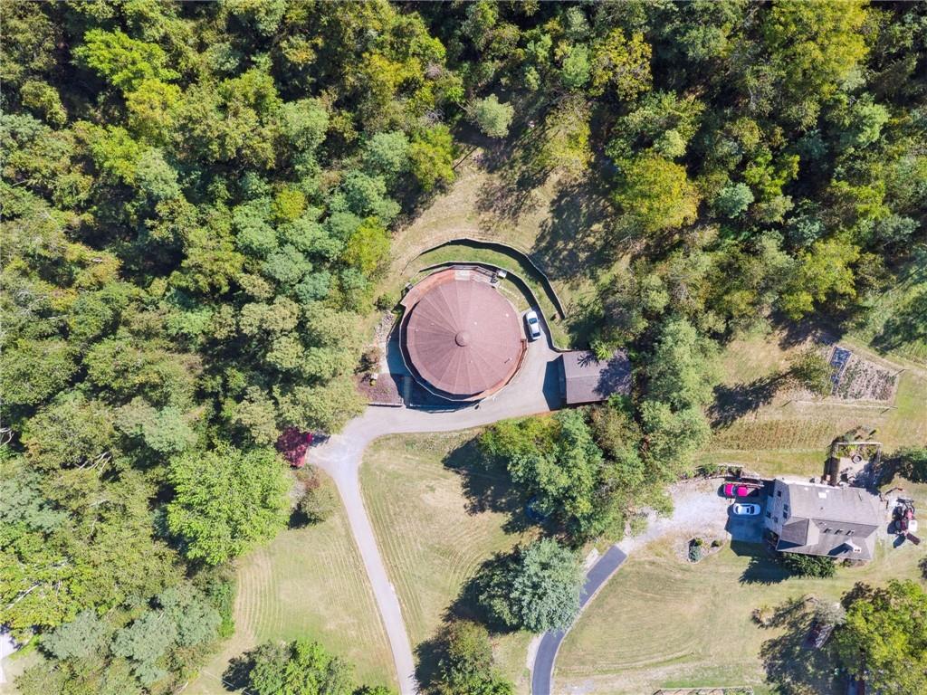50 Potato Run Road Washington, PA 15301 - Photo 37 of 43 a aerial view of a house with a yard and garden