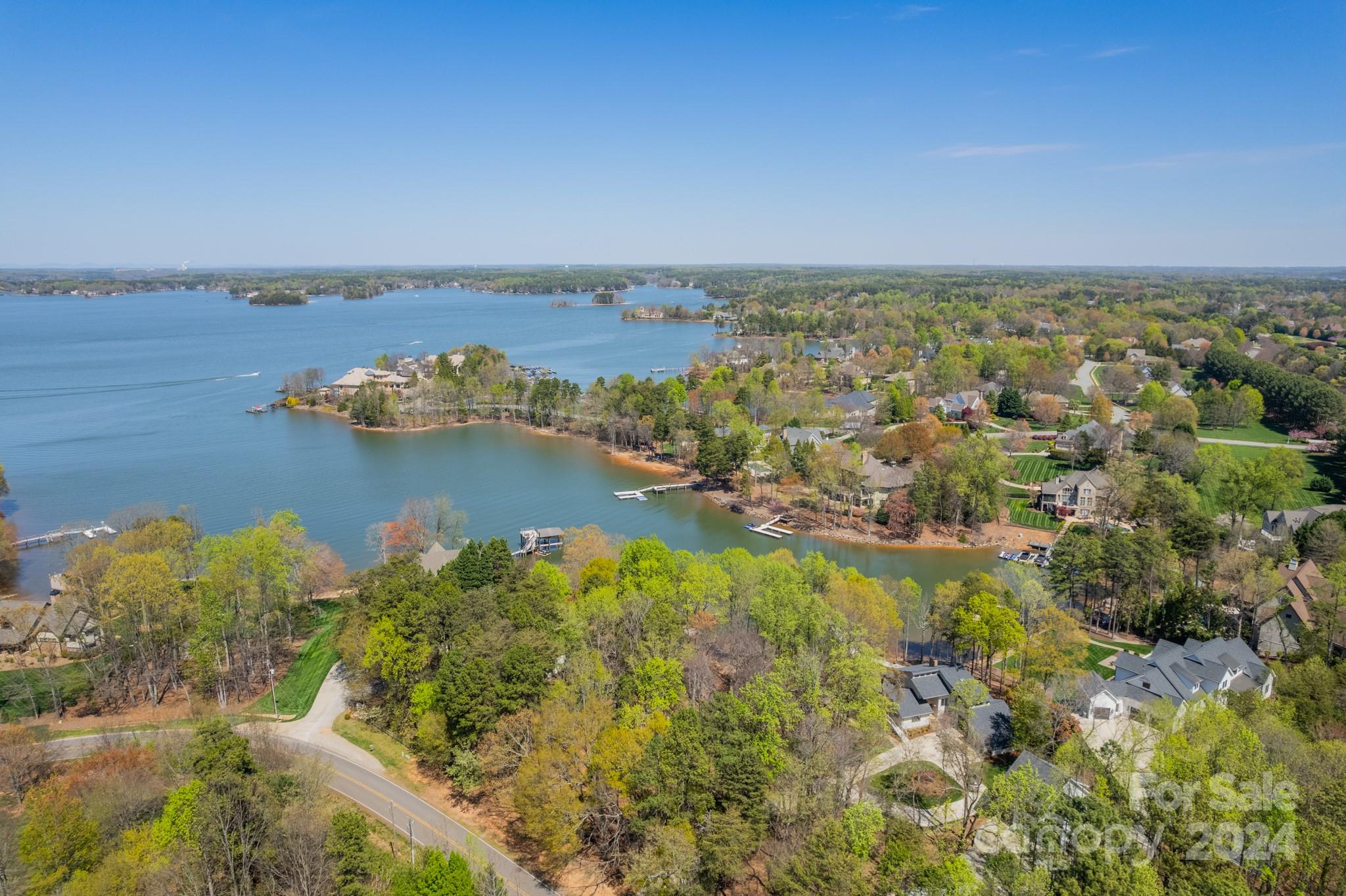 114 Stonemarker Road Mooresville, NC 28117 - Photo 5 of 38 an aerial view of ocean and residential houses with outdoor space