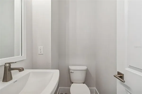 a view of a hallway with closet