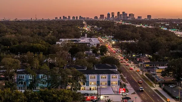 a view of a balcony with an outdoor space