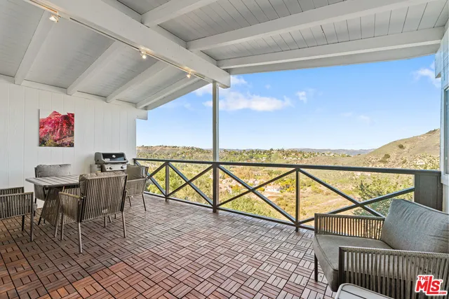 a view of sitting area in balcony